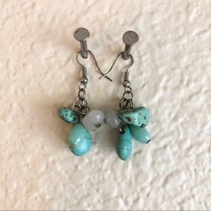 ⭐️ Turquoise Beaded Earrings